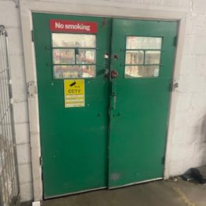 Front door replacement - Before image