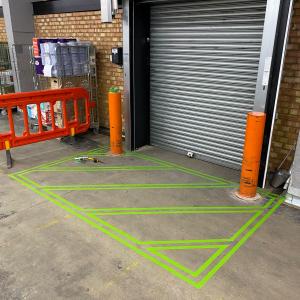 Front door replacement - Before image