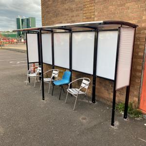 Front door replacement - Before image